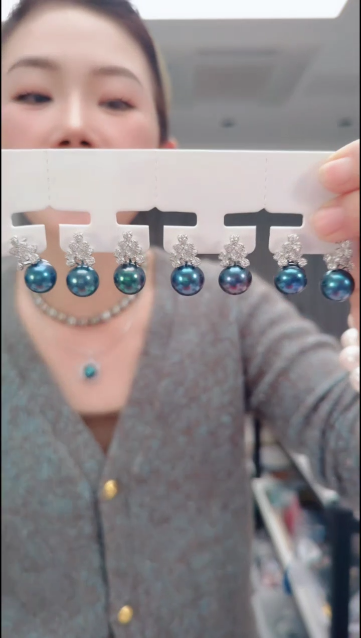 颈饰未镶嵌淡水珍珠2462耳钉