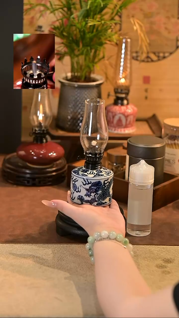 陶瓷景德镇陶瓷香薰灯摆件