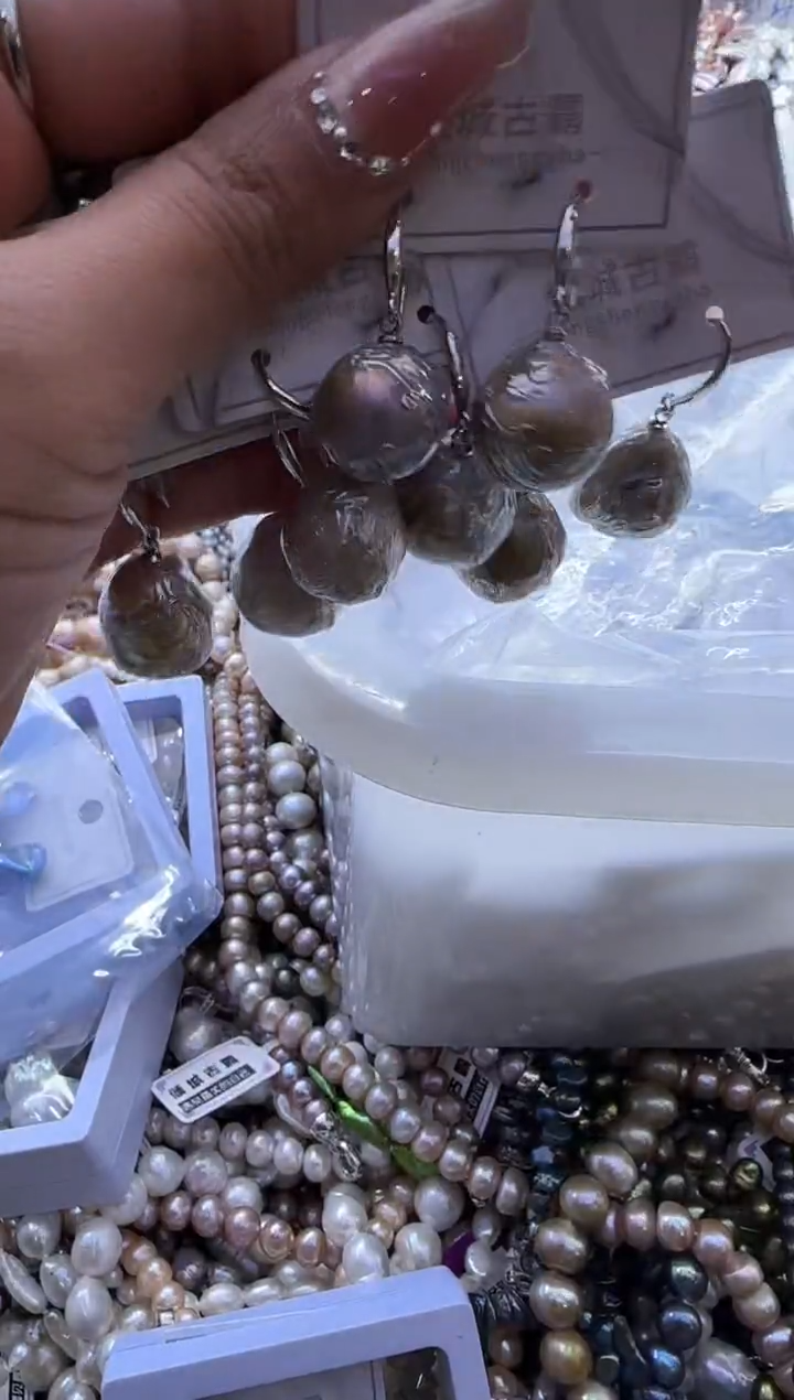 【闪购商品】淡水珍珠耳饰银S925镶嵌140