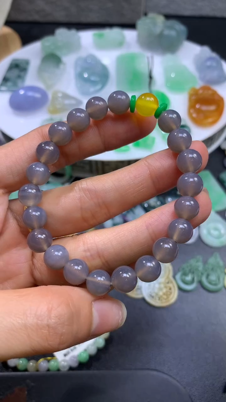 【闪购商品】玛瑙/玉髓手串未镶嵌玉髓多样性发