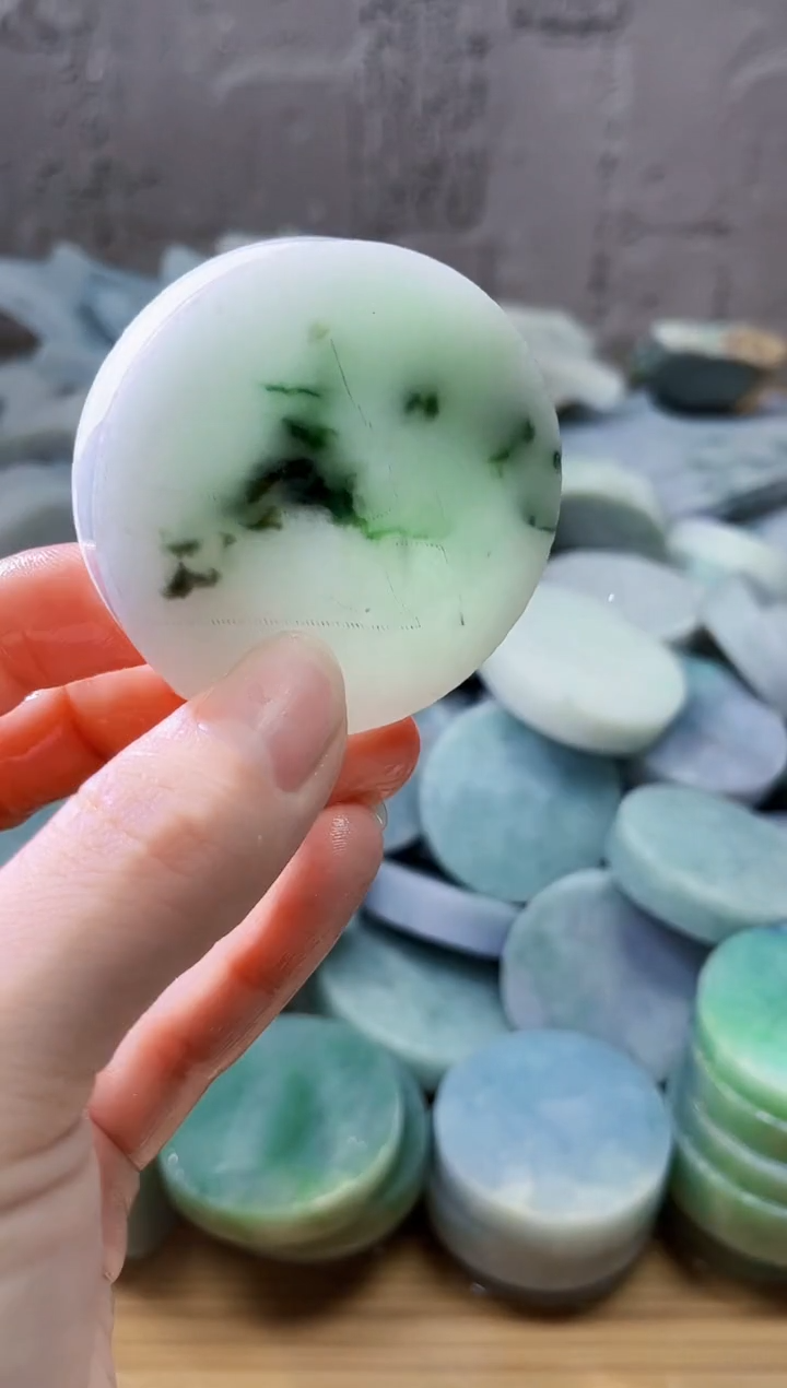 裸石翡翠天然翡翠A货石 南 659