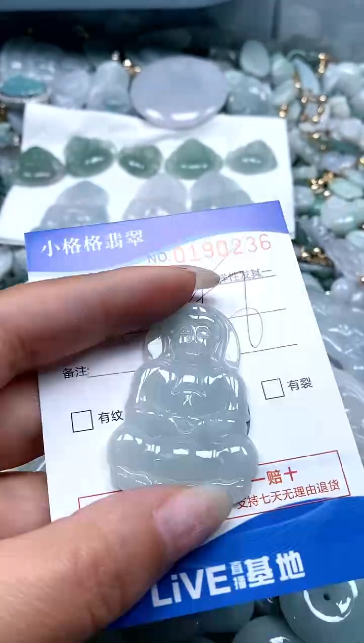 【闪购商品】翡翠颈饰未镶嵌闪购商品0190236