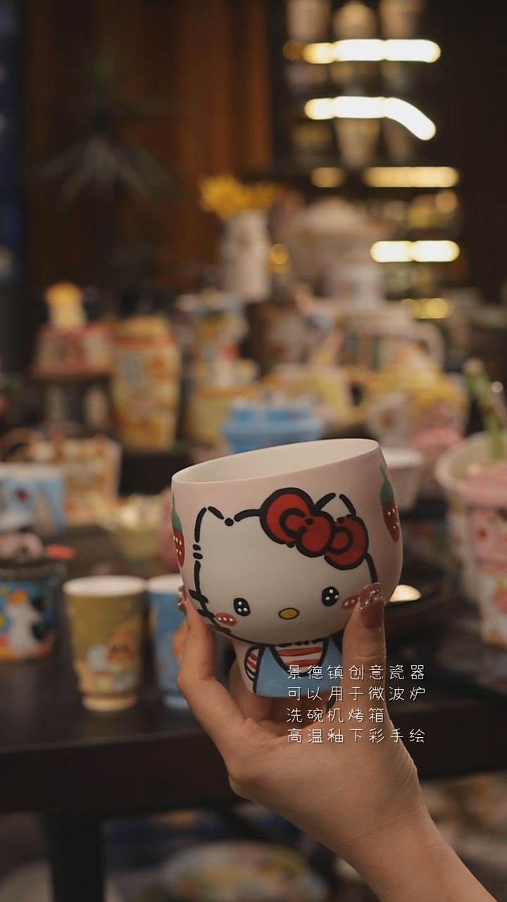 景德镇釉下彩绘设计师款式陶瓷