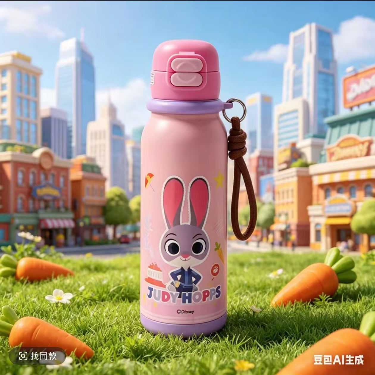 【朱迪陶瓷内胆】正版疯狂动物城朱迪系列