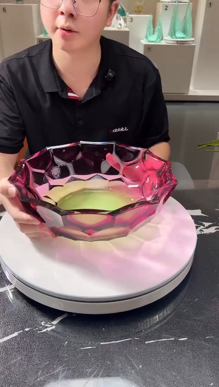 摆件巴比特美学 金红caorle果盘