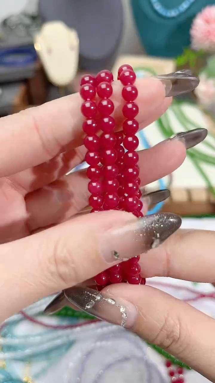 【闪购商品】红宝石手链未镶嵌圆88