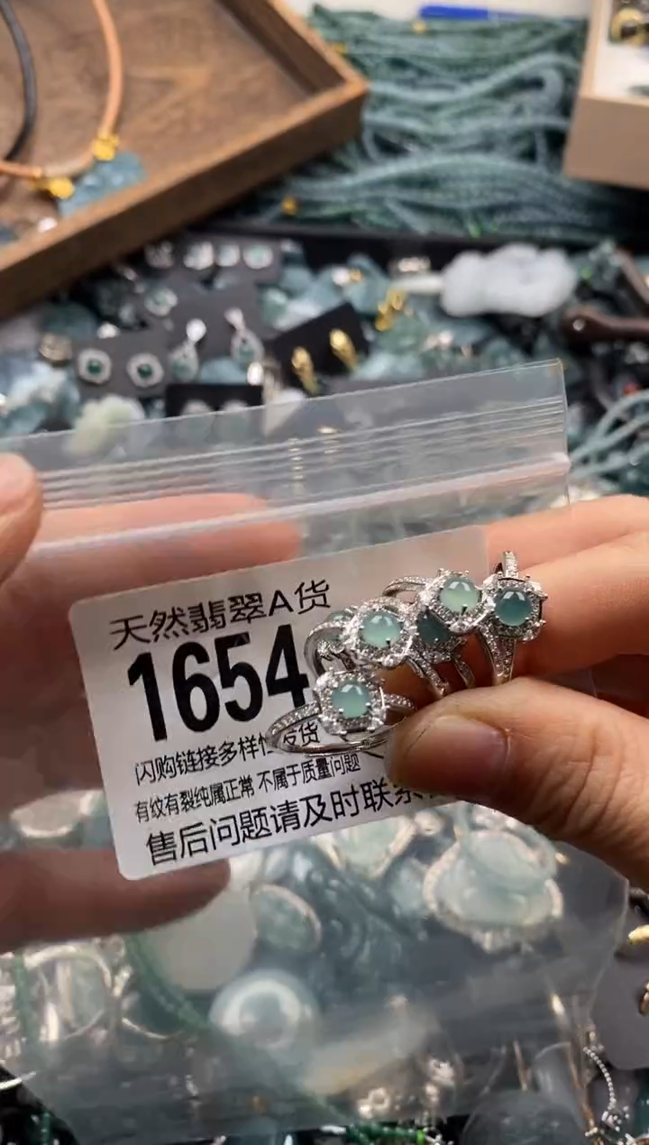 【闪购商品】翡翠颈饰未镶嵌多样性发其一1654