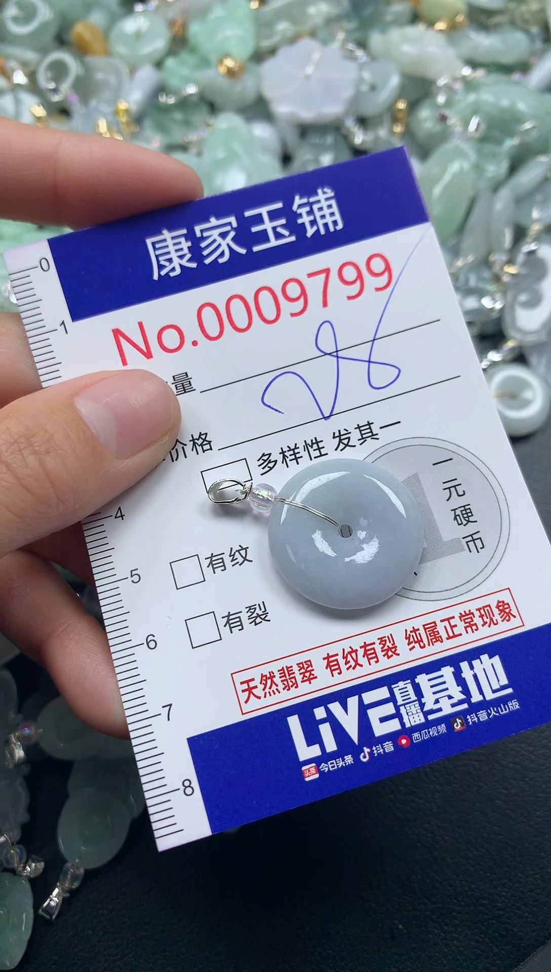 颈饰未镶嵌翡翠9799