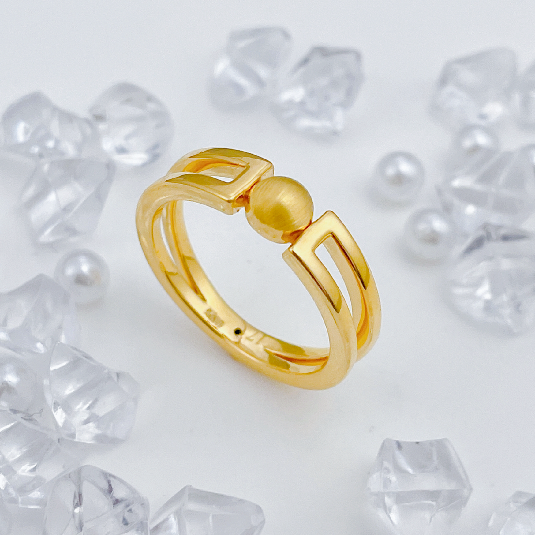 【国潮】足金999 球球戒指1.43 14圈口