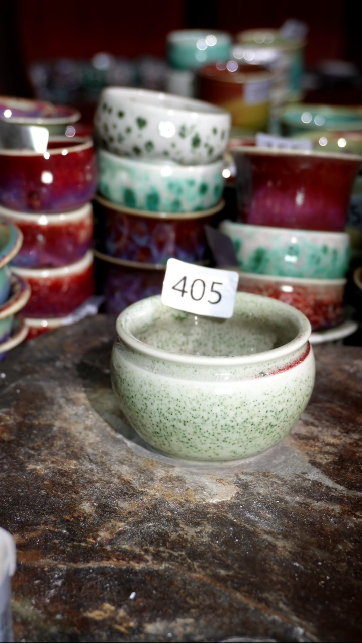 摆件精品窑变钧瓷茶器