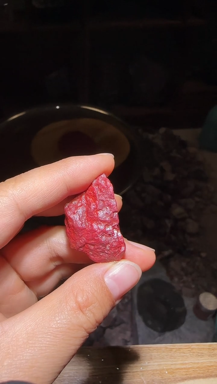 天然辰砂朱砂毛料25
