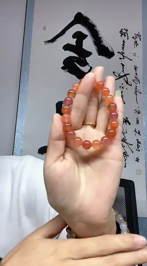 【闪购商品】南红玛瑙手串未镶嵌约9mm糖果色多样性发一件