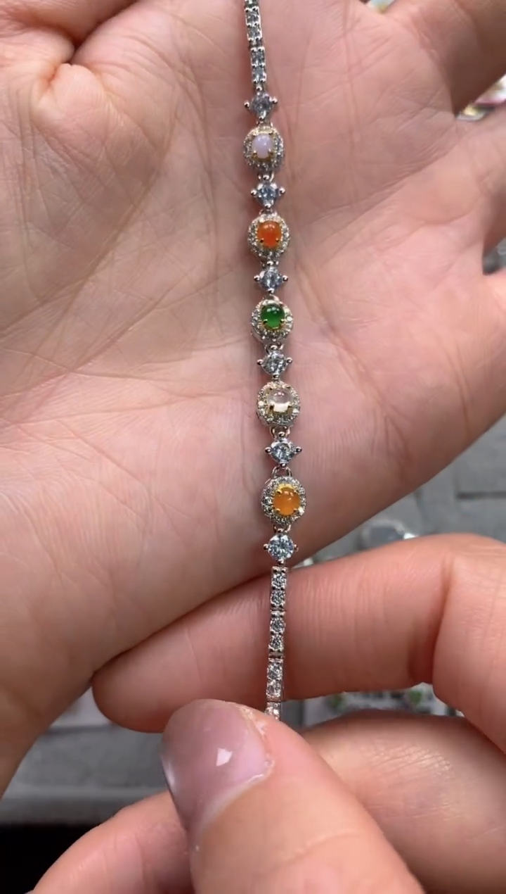 【闪购商品】翡翠戒指银S925镶嵌11111--3