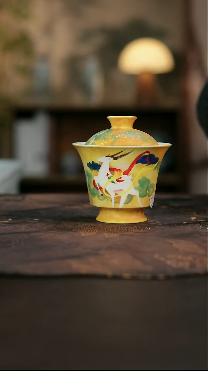 景德镇陶瓷杯碗柴烧多人