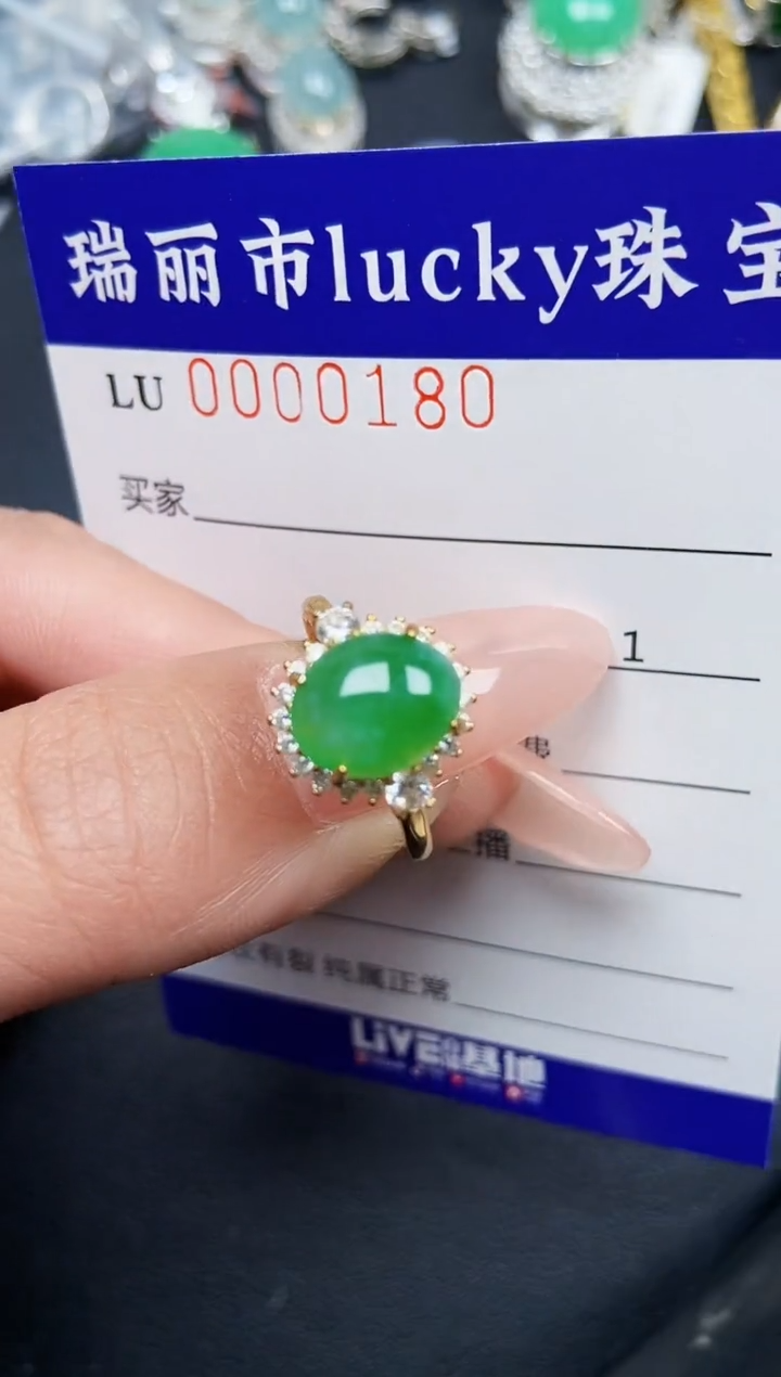 【闪购商品】翡翠颈饰银S925镶嵌0180