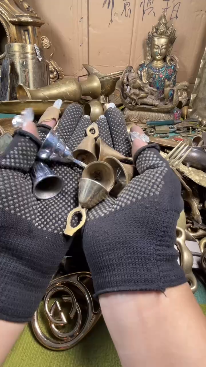 泉**名亿锦铜回流铜器摆件18