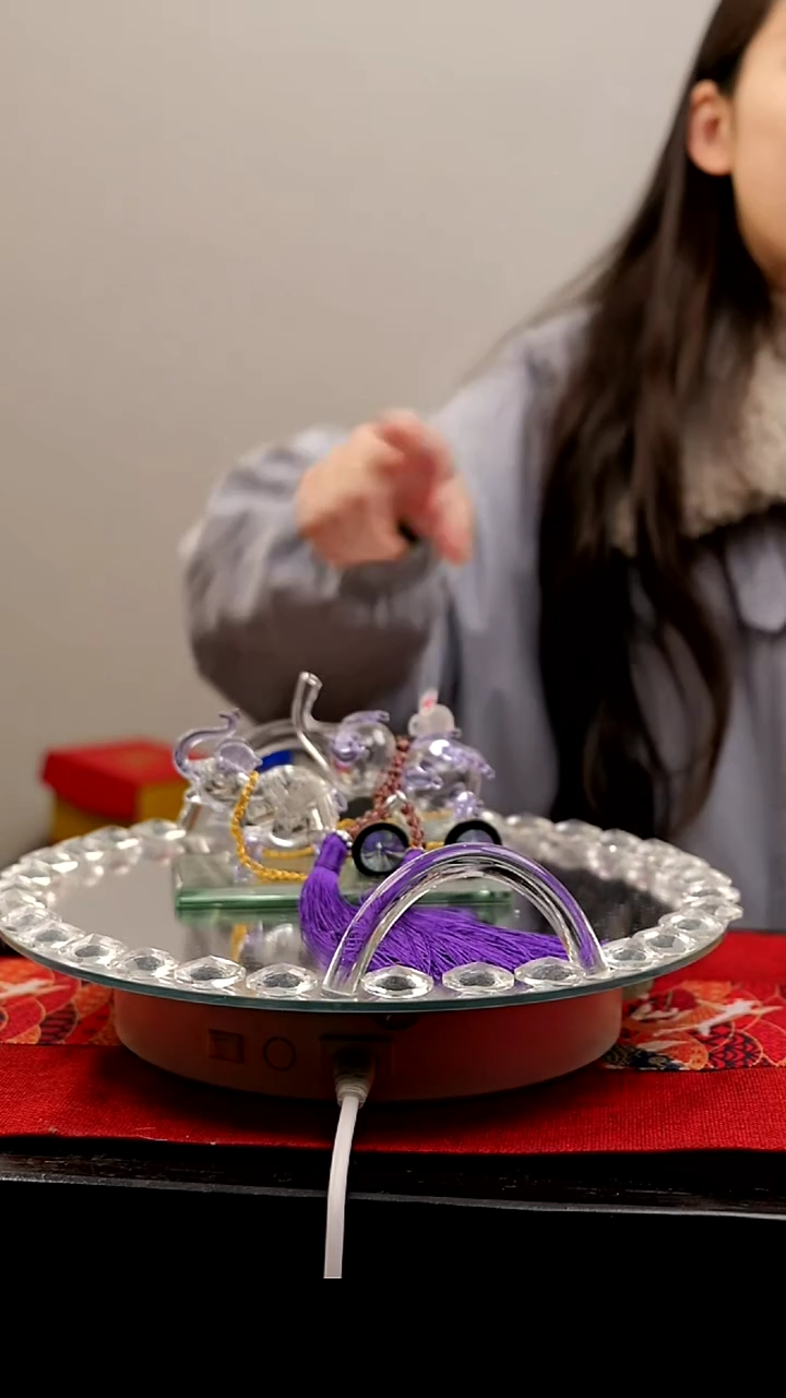 【闪购商品】琉璃紫色象拉葫芦香薰摆件