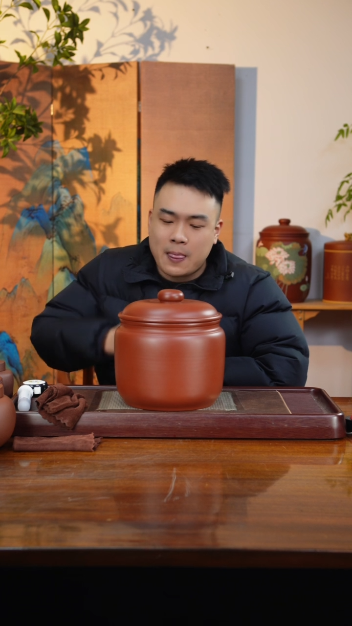 宜兴原矿紫砂茶叶罐