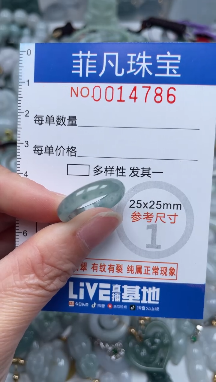 颈饰未镶嵌翡翠14786