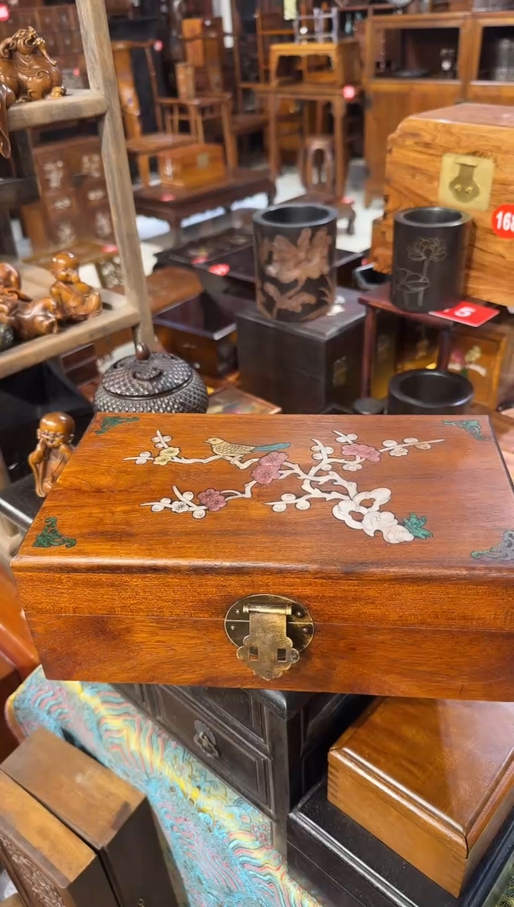 【闪购商品】木木艺28喜鹊登梅大翻盖盒128.888