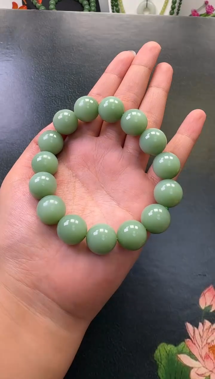 【闪购商品】和田玉（碧玉）未镶嵌手串手串