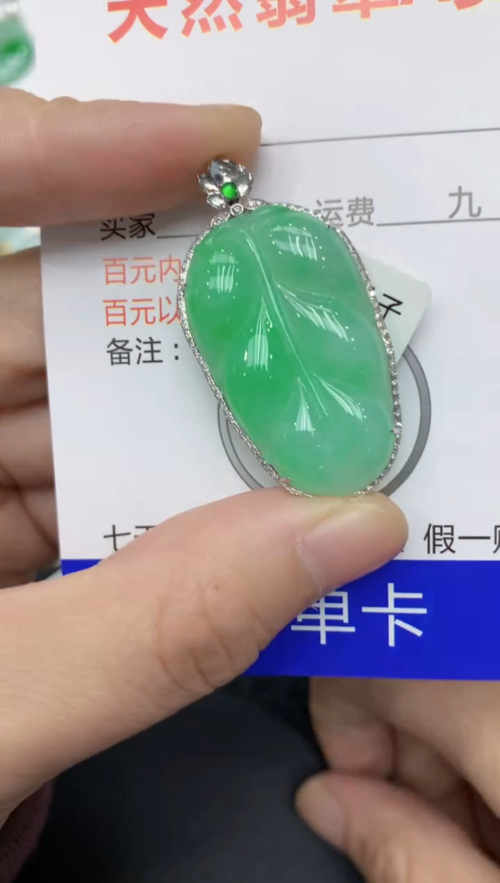 【闪购商品】翡翠颈饰18K金镶嵌111111111111