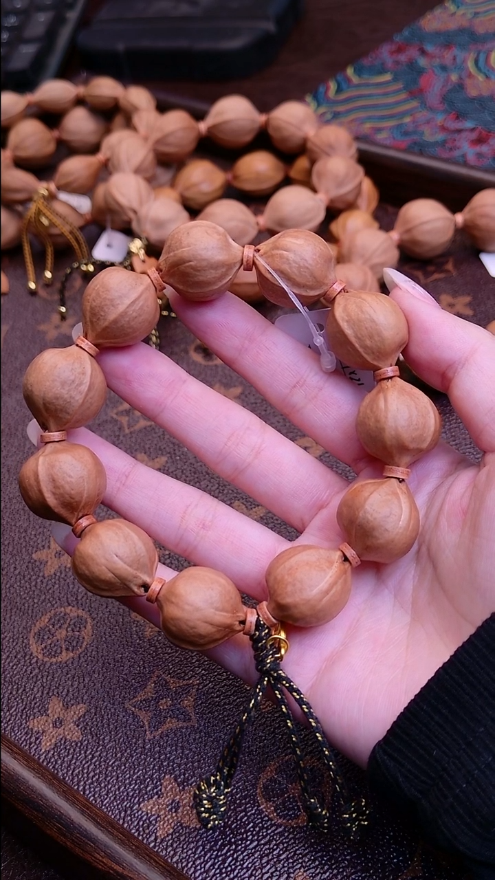 手串橄榄核1921精挑梅林铁核三花-带配套盘玩工具