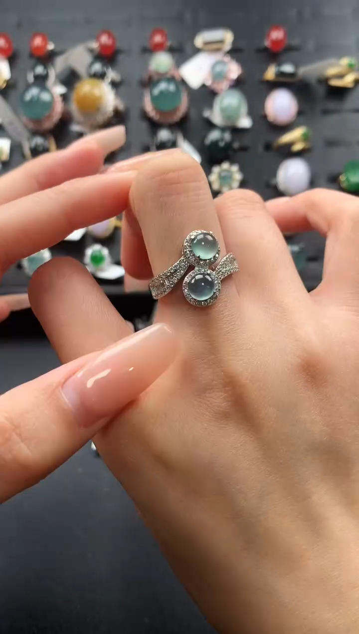 【闪购商品】翡翠戒指未镶嵌364326436346