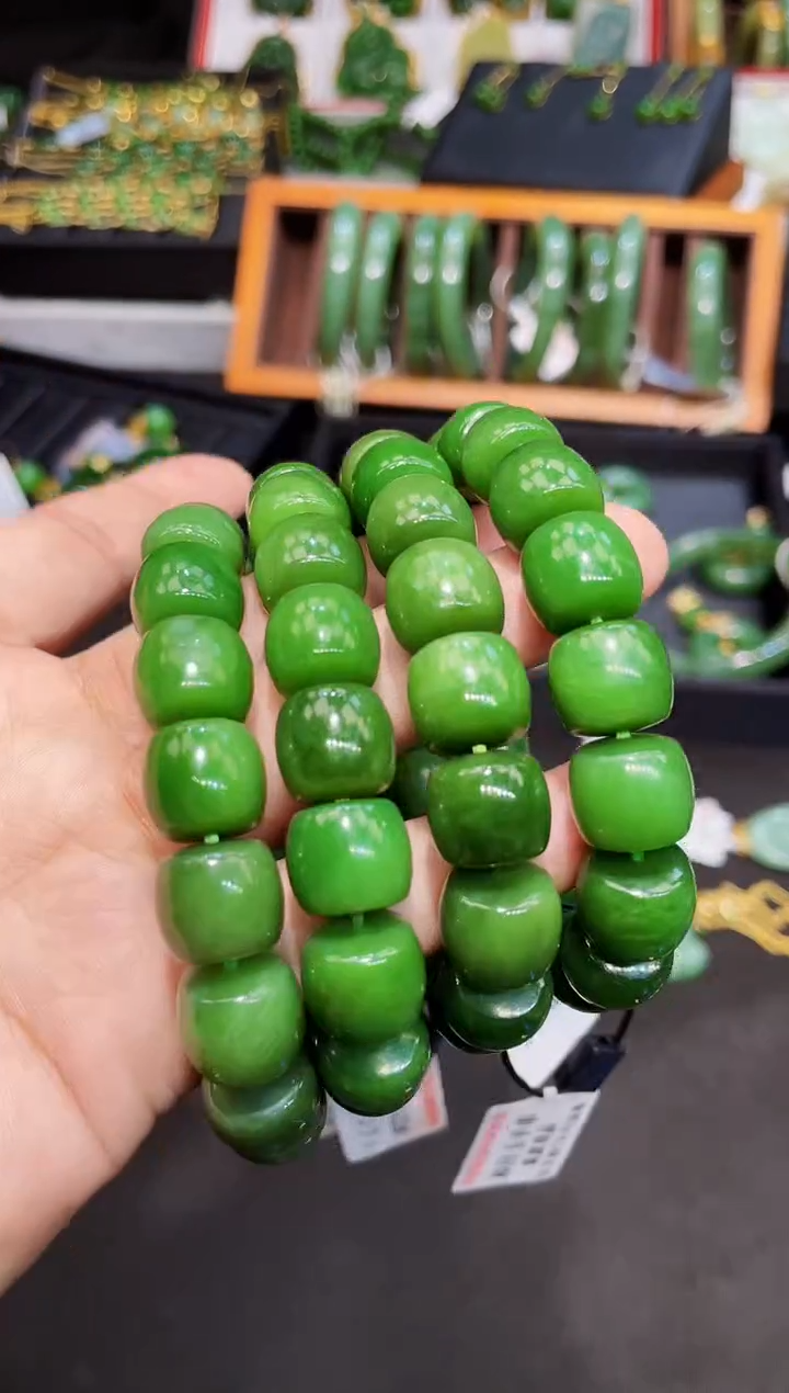 手串未镶嵌和田玉13-14MM 多样性发一