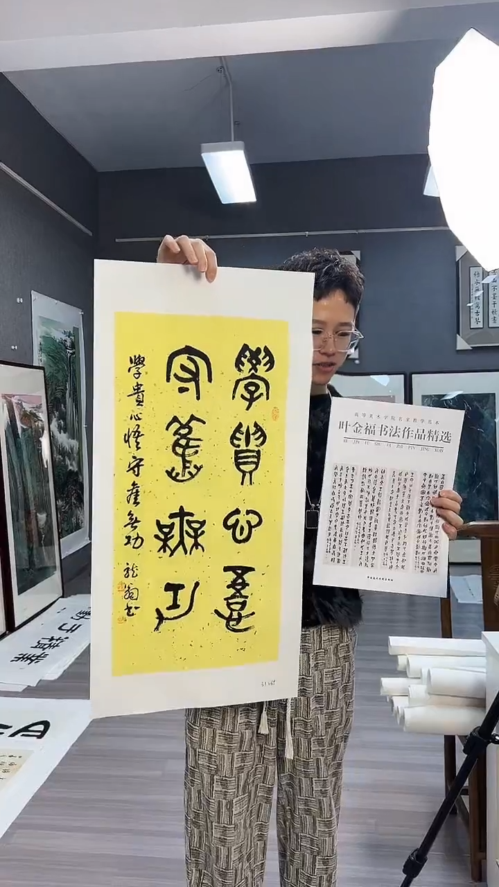 【闪购商品】国画901号叶金福老师书法出版带书