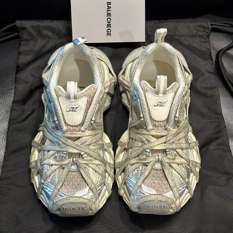 巴黎老爹鞋九代新款3XL厚底增高蜘蛛男女复古情侣超软休闲运动鞋