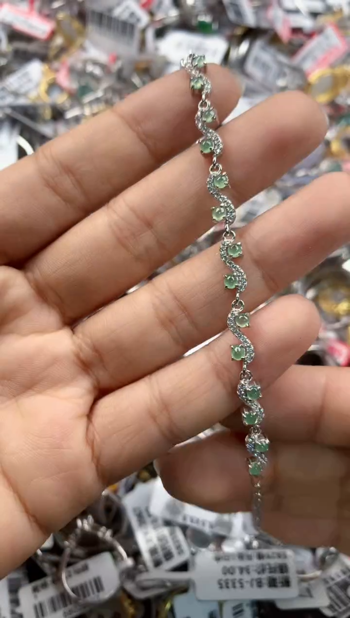 银S925镶嵌戒指翡翠13    7