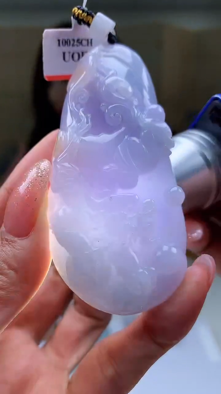 【闪购商品】定制翡翠未镶嵌4829MM-毛货挂件