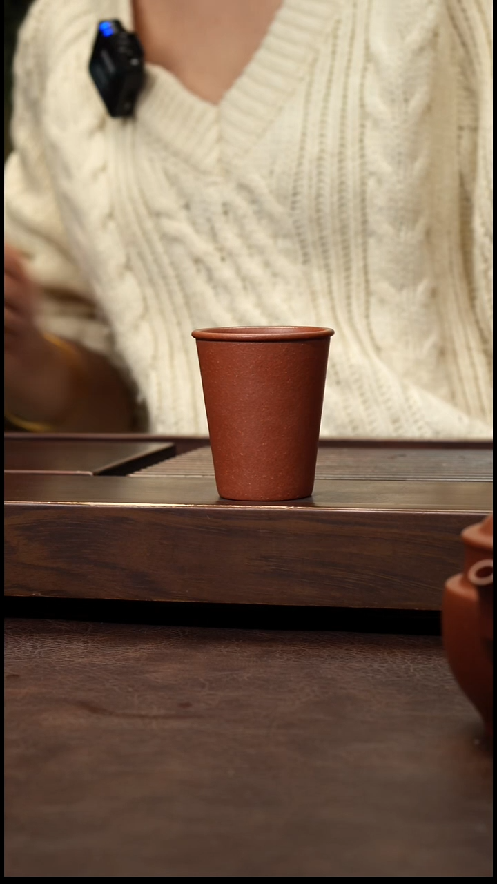 茶壶紫砂红降坡高杯子