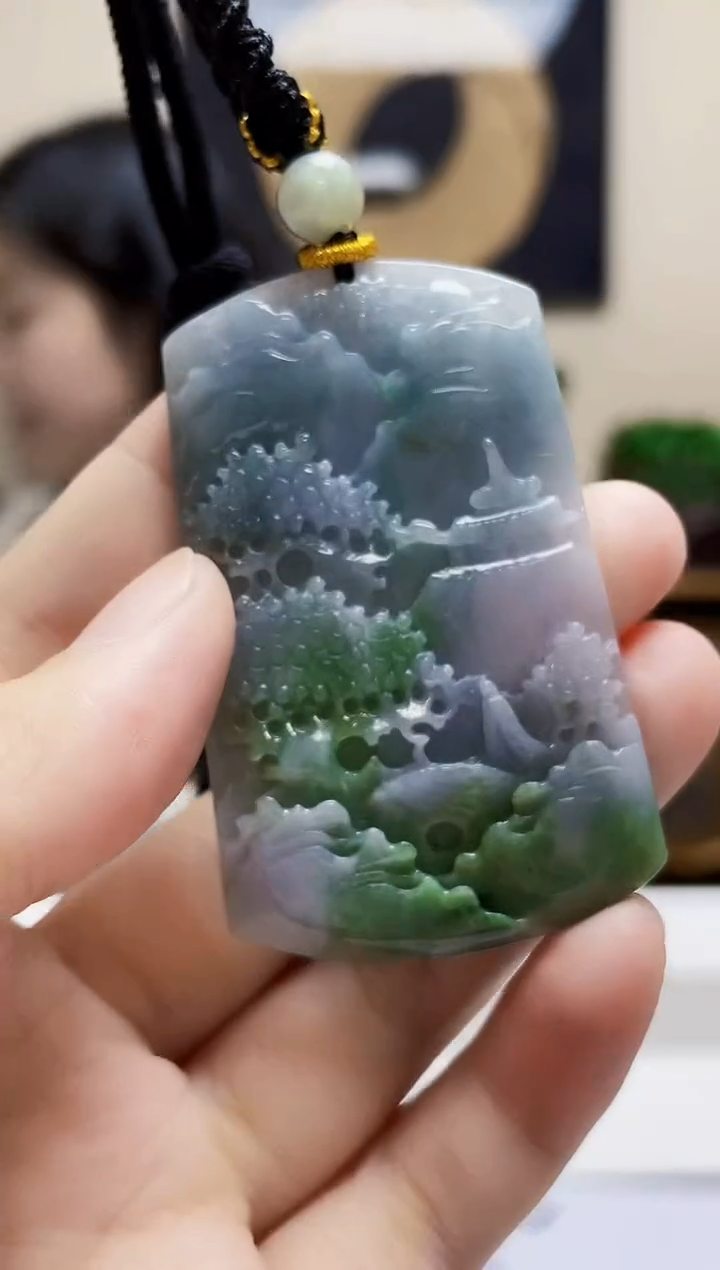 未镶嵌定制翡翠吊坠206