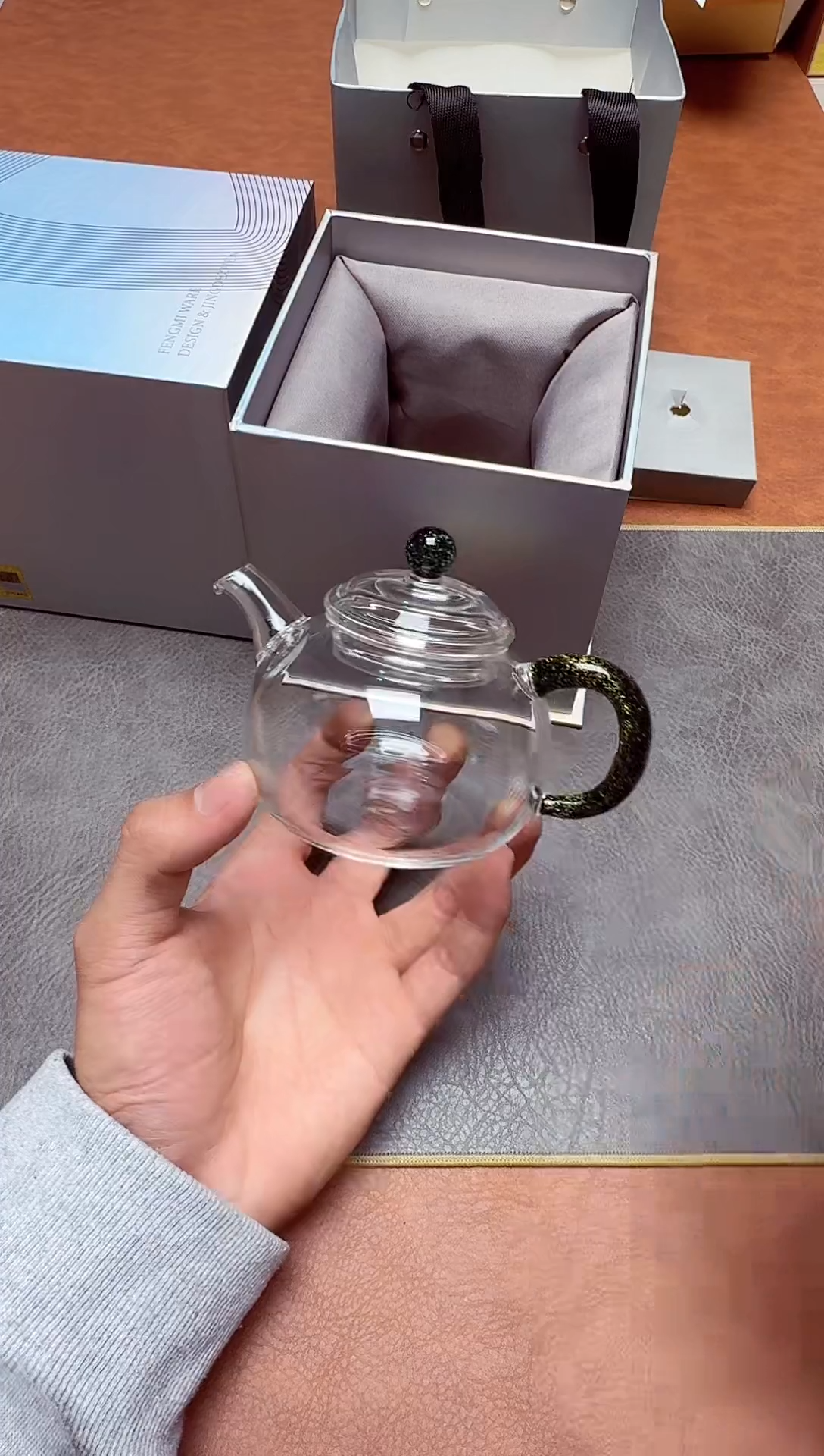 【闪购商品】茶周边茶具#风谜#尊悦壶黑金