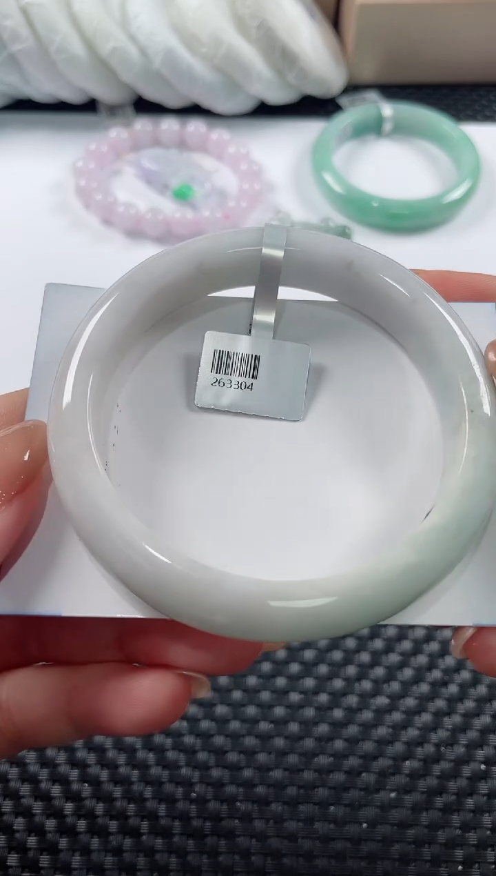 未镶嵌手镯翡翠基地发货H4257 61+