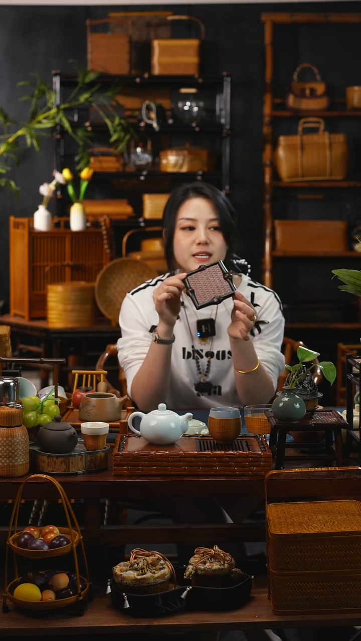 筇竹茶杯垫非遗竹编