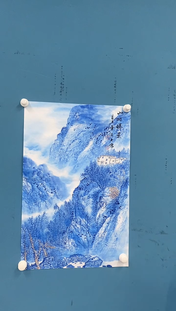 【闪购商品】国画2.3-王夫怀-四尺三开44