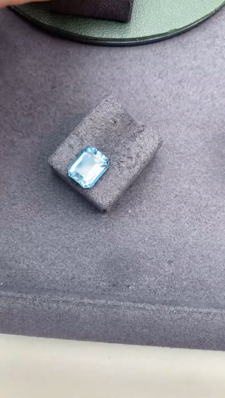 海蓝宝石裸石未镶嵌5.8ct海蓝宝