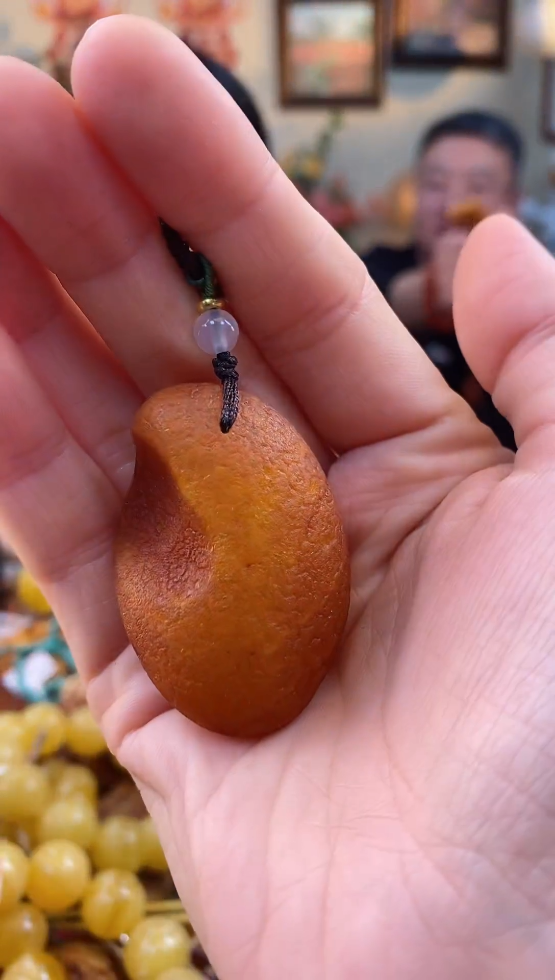 【闪购商品】琥珀颈饰未镶嵌吊坠