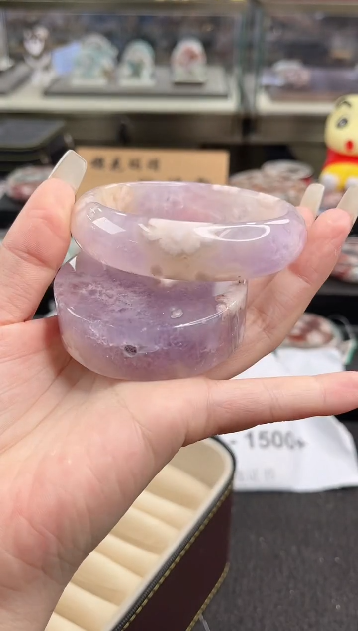 未镶嵌手镯石英质玉61圈口（赠品镯心）2s90