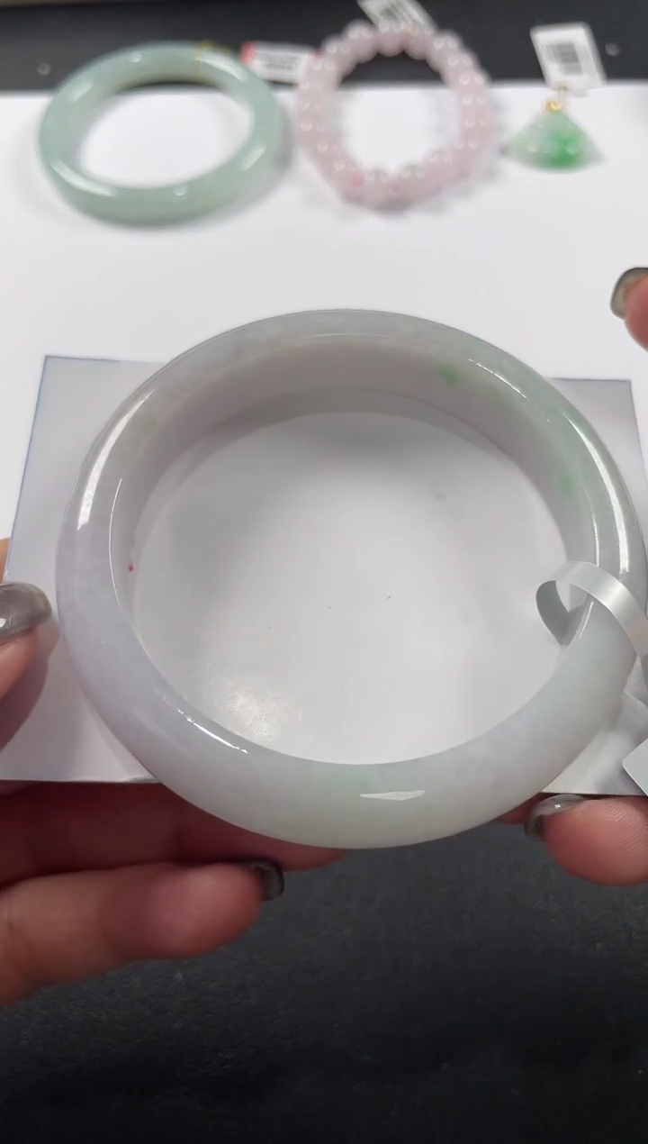 未镶嵌手镯翡翠基地发货H2928 59+