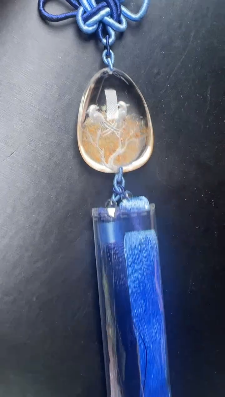 未镶嵌车挂水晶幽灵内雕车挂 JP57105 