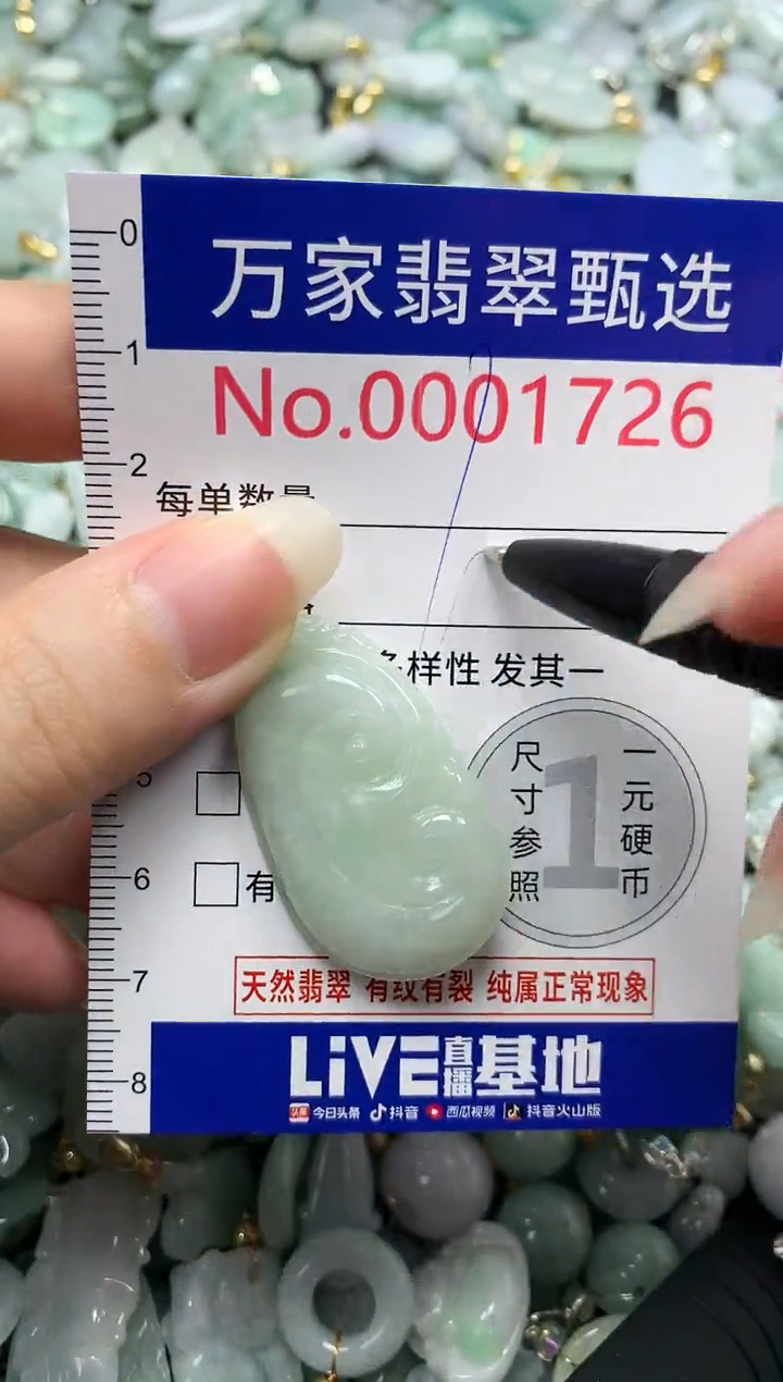 吊坠(不含链)未镶嵌翡翠1726