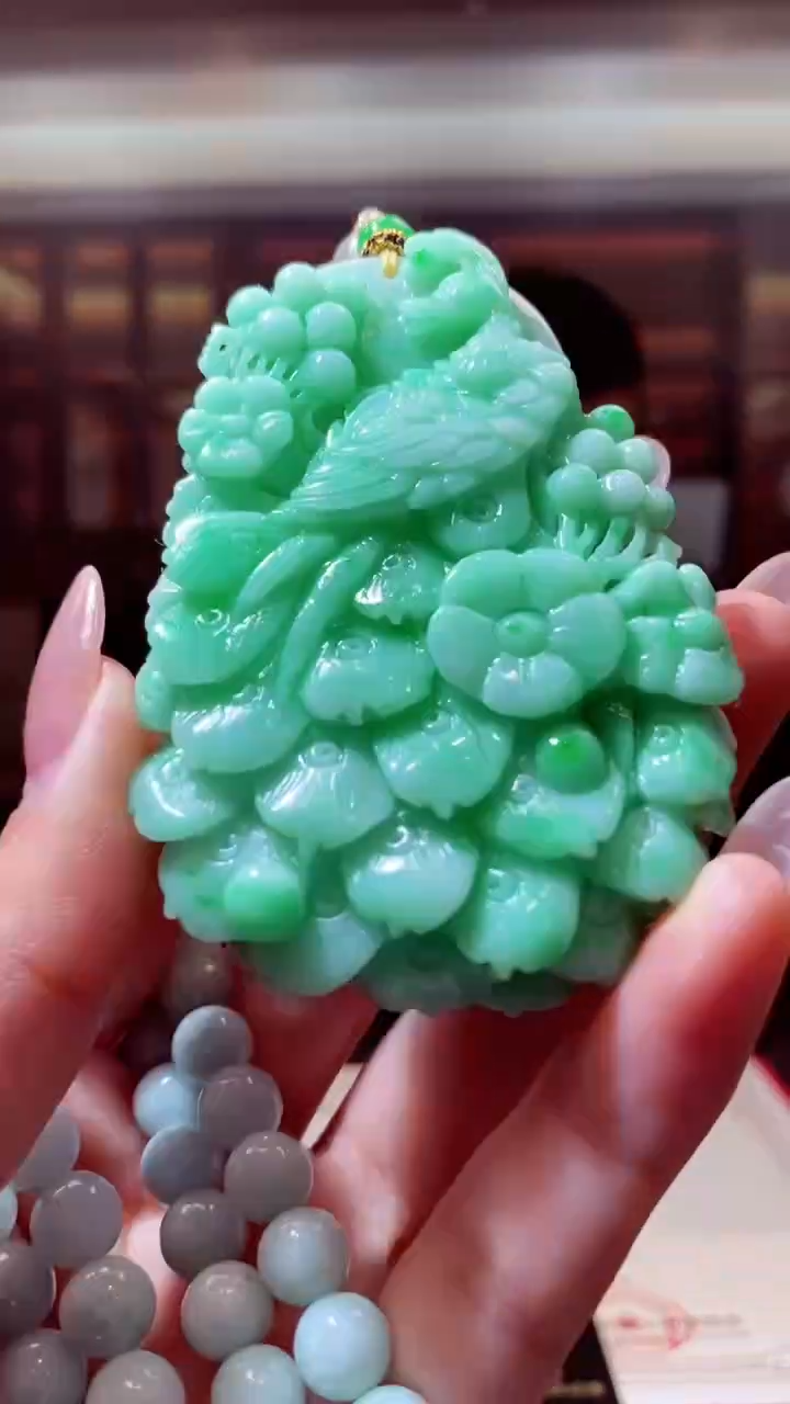 未镶嵌定制翡翠HM翡翠毛货HZ-45