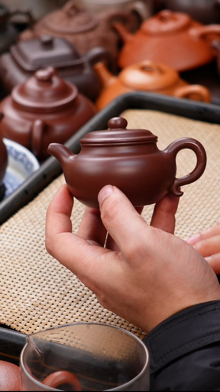 茶壶紫砂精工60目中槽清仿古120毫升