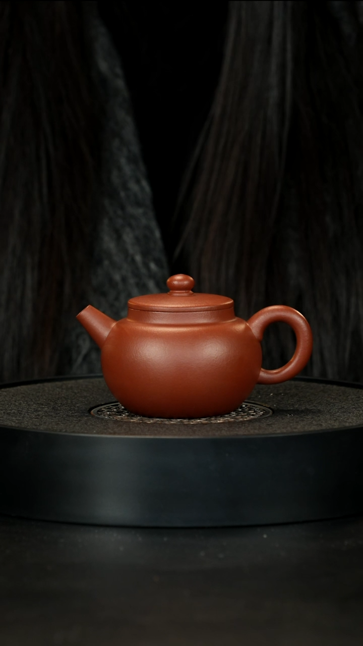 【闪购商品】紫砂茶壶特价精挑全红面降坡巨轮