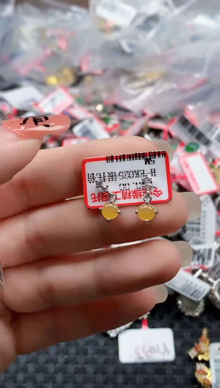 银S925镶嵌戒指翡翠天然A货缅甸翡翠