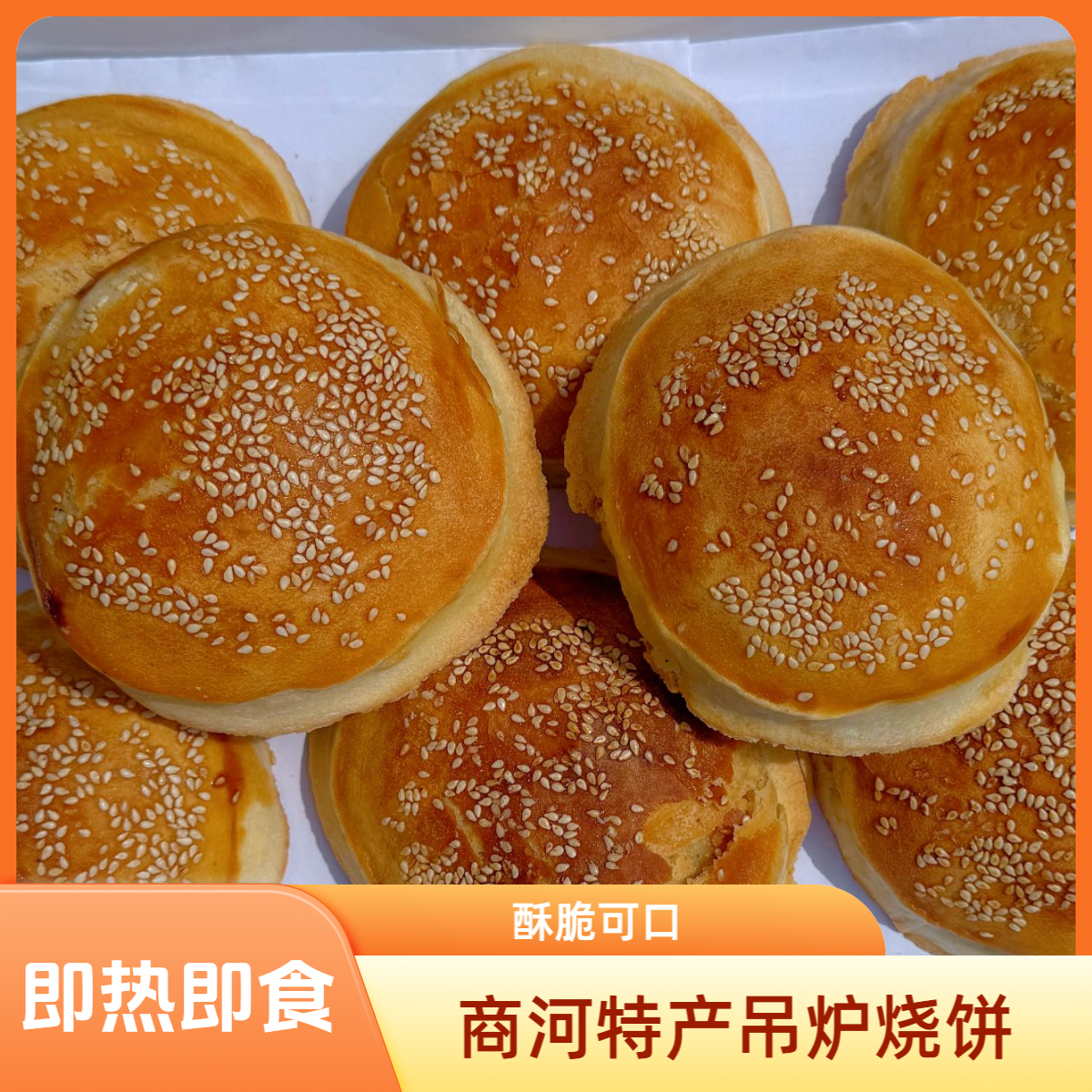 【包邮】商河特产商河马蹄烧饼吊炉烧饼（十五个装）